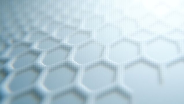 "HexaGrid: Geometric Precision Pattern"