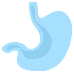 Stomach Digestive Organ Flat Medical Illustration | Medical Icon Set – Human Organs and Healthcare Tools Vector