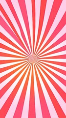 Fototapeta premium Pink and Red Sunburst