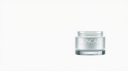 facial skincare bottle mockup