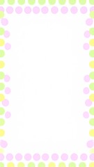 Pastel Polka Dot Frame