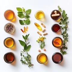 Healthy lifestyle supplements, herbs