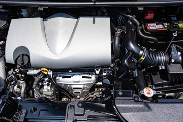 Fototapeta premium Automobile engines, machinery used in traffic
