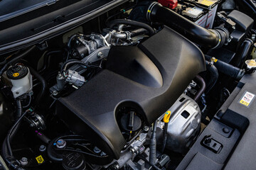 Automobile engines, machinery used in traffic