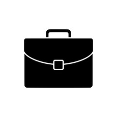 Briefcase Icon Vector – Business Portfolio Bag Symbol Illustration