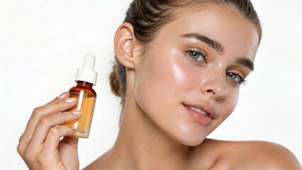 Fototapeta premium Natural Face Glow Routine: Get Dewy Radiance Now