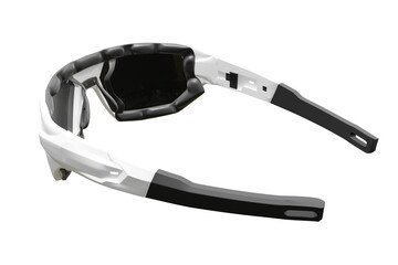 white sunglasses isolated 