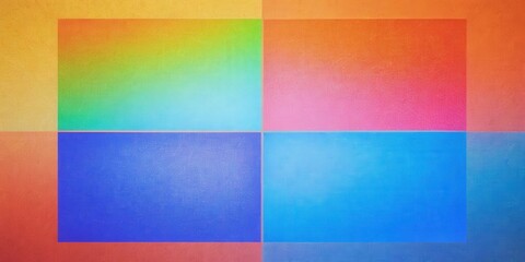 Abstract Gradient Colors with Geometric Shapes and Textured Background