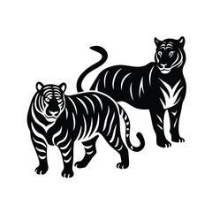zebra silhouette isolated on white background.