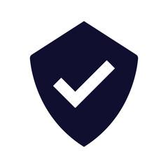 Shield-check free interface icon, shield, check inside shield