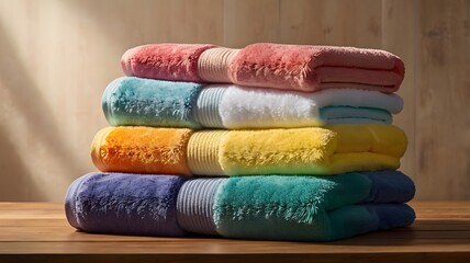 Ultra-Soft Dual Tone Luxury Towels  Fluffy, Absorbent & Skin-Friendly Comfort.