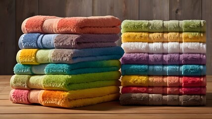 Ultra-Soft Dual Tone Luxury Towels  Fluffy, Absorbent & Skin-Friendly Comfort.