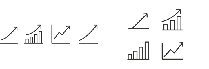 Trend lines and bar charts display growth data in a clear and concise format for business analysis