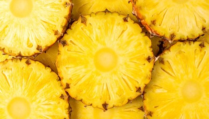 輪切りのパイナップル