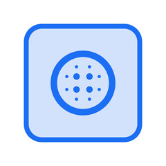Circular Blur Outlined Icon
