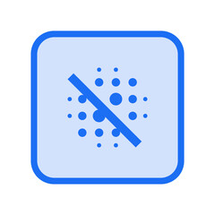 Blur Off Outlined Icon