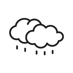 Humidity rain precipitation percentage icon
