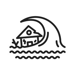 illustration of a house in the sun