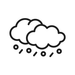 Humidity rain precipitation percentage icon