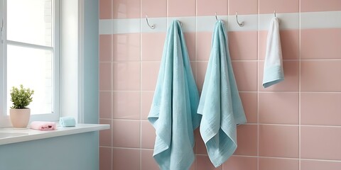Elegant Hanging Towels Soft & Stylish.