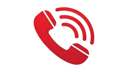 Modern Phone Icon with Glowing Customer Interaction Elements