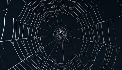 Fototapeta premium Detailed Intricate Spiderweb Pattern