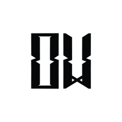 OV monogram logo design letter text name symbol monochrome logotype alphabet character simple logo