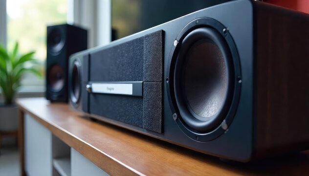 High-fidelity audio speakers, showcasing impressive sound quality and design , hi-fi, speakers