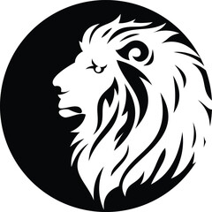 Lion logo design vector template illustration