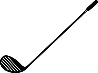 golf club bat silhouette vector