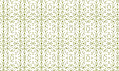 Seamless pattern design with hexagonal shape | Creative texture background with glowing effect for textile, decoration, home decor, packaging, business with olive stroke