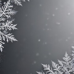 Elegant snowflake border, subtle details, ideal for Christmas cards ,  card,  xmas,  delicate