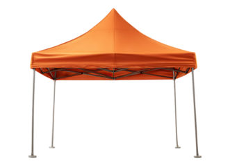 Orange pop up canopy tent