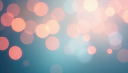 Fototapeta premium Soft pastel circles, blurred bokeh effect, subtle light, backdrop, minimal, vintage