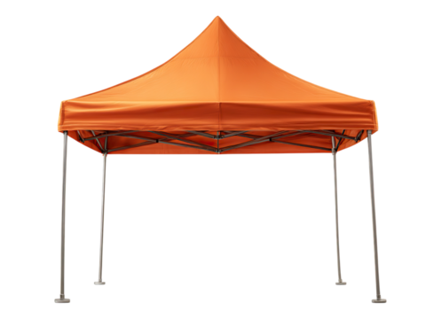 Orange pop up canopy tent