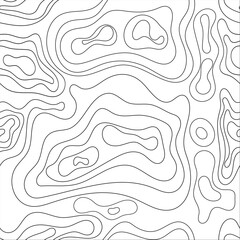 Seamless Abstract Topographic Line Art Style. Layered Landscapes: Geometric Contour Art. Waves of Terrain: Simple Contour Patterns. fit for wall art, textile pattern, and etc.