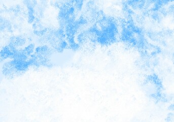 Blue Hand Painted Abstract Watercolour Background