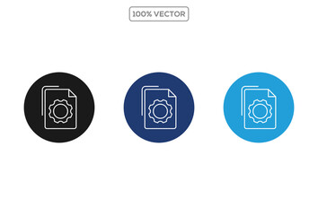 Fototapeta premium Analysis Line Icons. Containing analysis, infographic, analytics, balance, charts, report. icon vector illustration 1