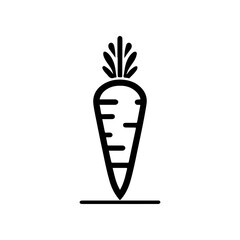 carrot vector illustration logo design