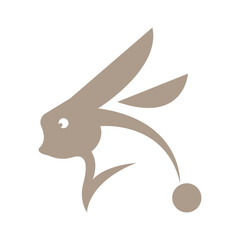 Bunny logo icon design