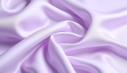 Obraz premium Lavender silk fabric with soft folds and elegant sheen