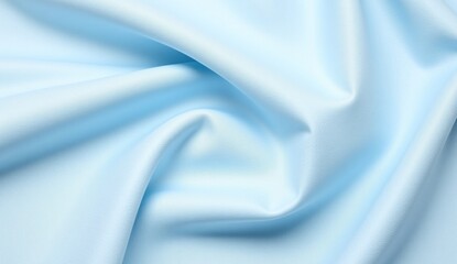 Obraz premium Sky blue linen fabric with soft matte texture
