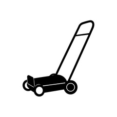 lawn mower  a small push lawn mower  with a classi