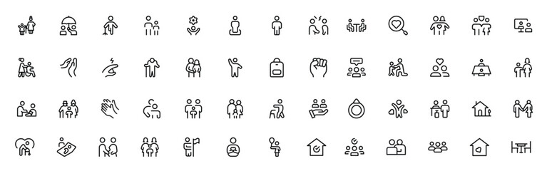Symbolic People Interactions A Pictogram Medley