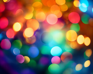 Fototapeta premium An abstract background texture image with colorful blurred circles