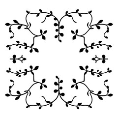 Fototapeta premium floral arrangements black and white
