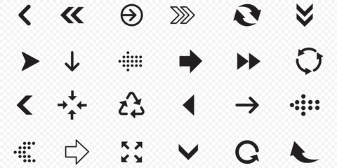 Arrows big black set icons, arrow icon, modern simple arrows, arrow vector collection . Different cursor arrow direction symbols, Arrows set, Arrow icon, Arrow black colored.