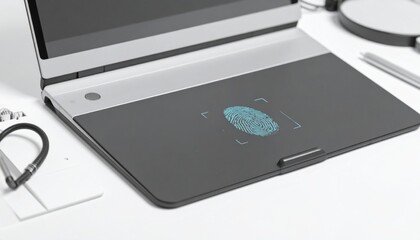 Fingerprint Scanner on Laptop