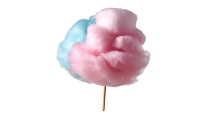 Cotton Candy Cloud: A whimsical close-up of fluffy, pastel cotton candy, a delightful treat for kids of all ages. evoking a sense of sweetness and playful indulgence.