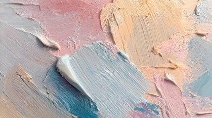 Abstract Pastel Oil Painting Texture Background